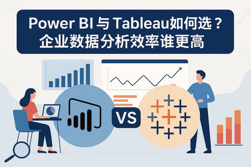 Power BI与Tableau如何选？企业数据分析效率谁更高